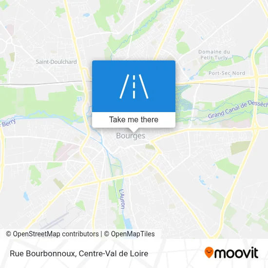 Rue Bourbonnoux map