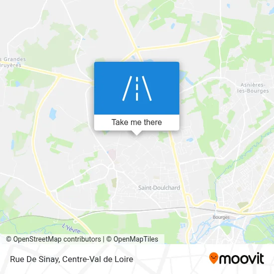 Rue De Sinay map