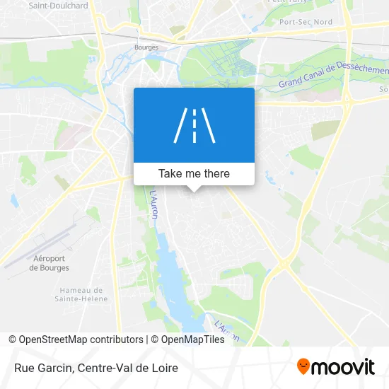 Rue Garcin map