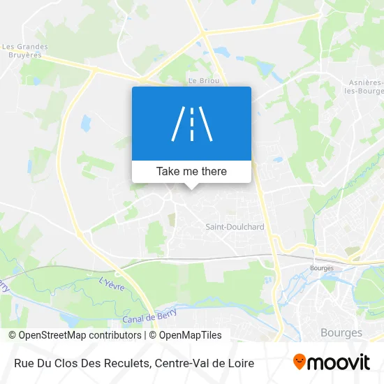 Rue Du Clos Des Reculets map