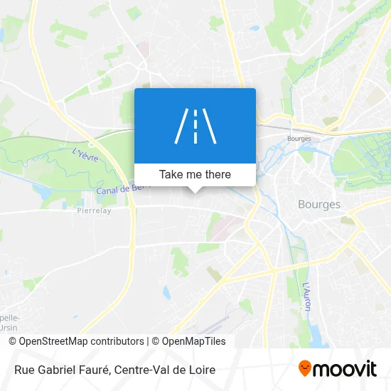 Rue Gabriel Fauré map