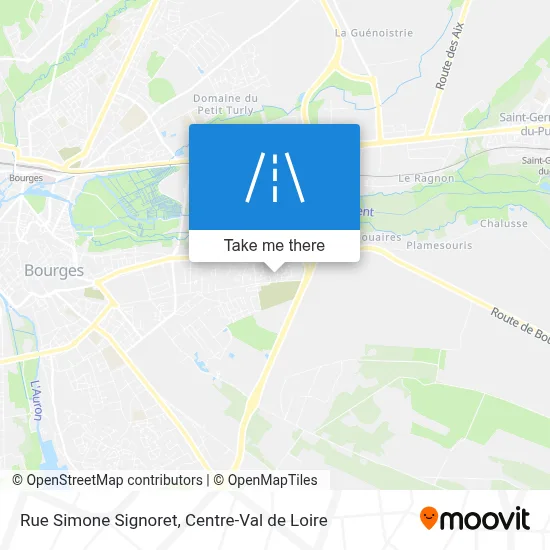 Rue Simone Signoret map