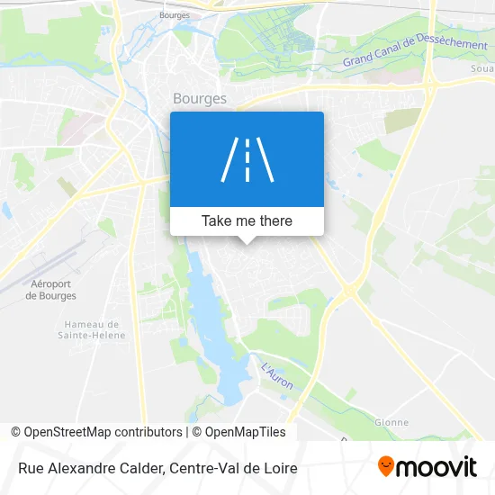 Rue Alexandre Calder map