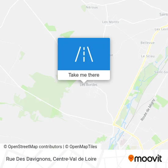 Rue Des Davignons map