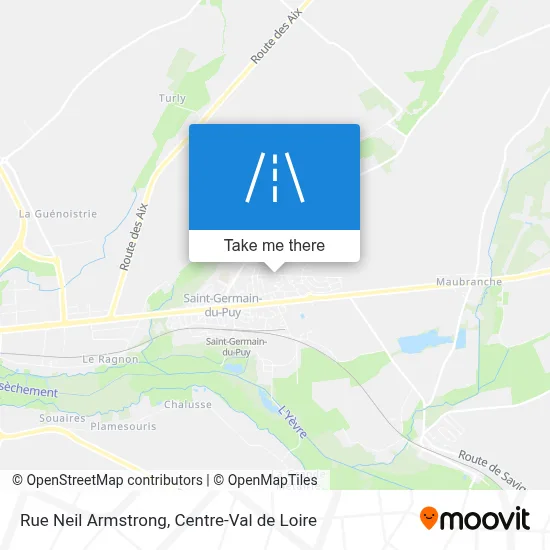 Rue Neil Armstrong map