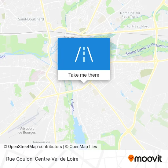 Rue Coulon map