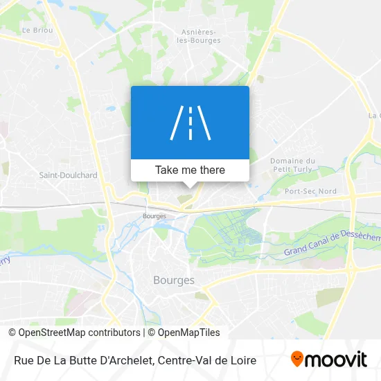 Rue De La Butte D'Archelet map