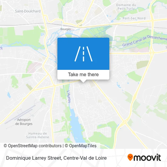 Rue Dominique Larrey map