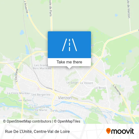 Rue De L'Unité map