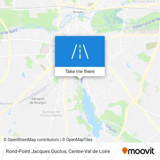 Rond-Point Jacques Duclos map