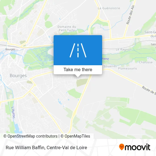 Rue William Baffin map