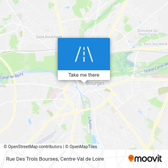 Rue Des Trois Bourses map