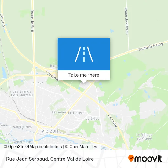 Rue Jean Serpaud map