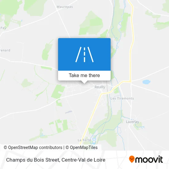 Rue Des Champs Du Bois map