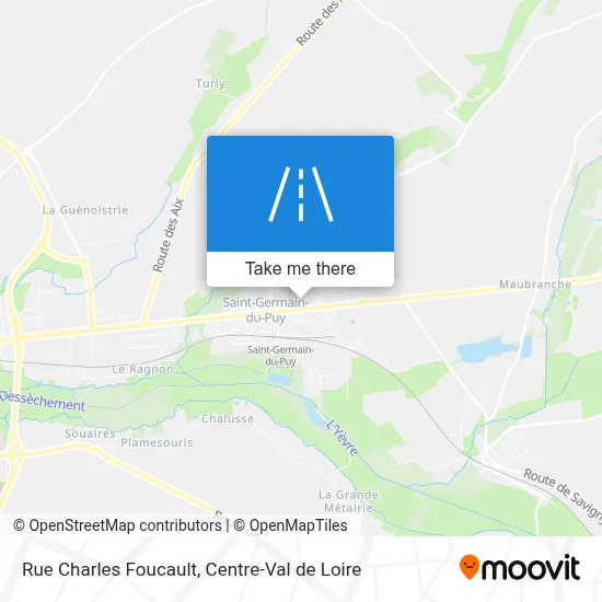 Rue Charles Foucault map