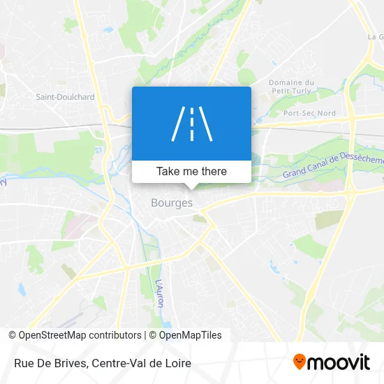 Rue De Brives map