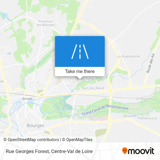 Rue Georges Forest map