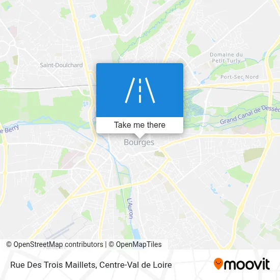 Rue Des Trois Maillets map