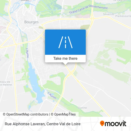 Rue Alphonse Laveran map