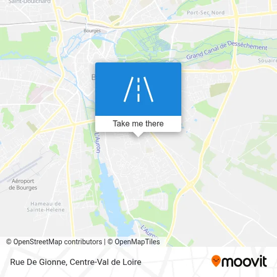 Rue De Gionne map