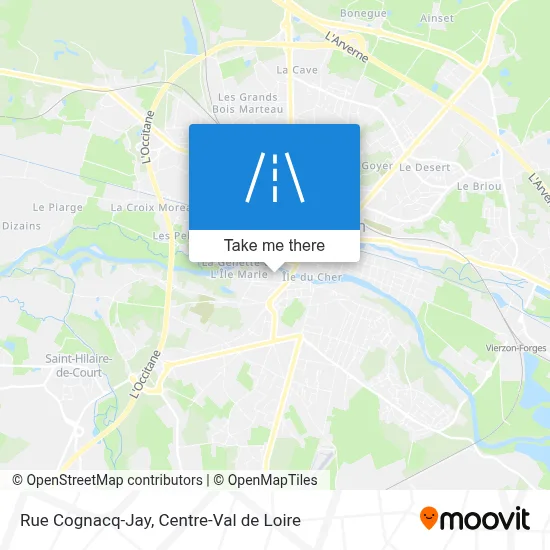 Rue Cognacq-Jay map