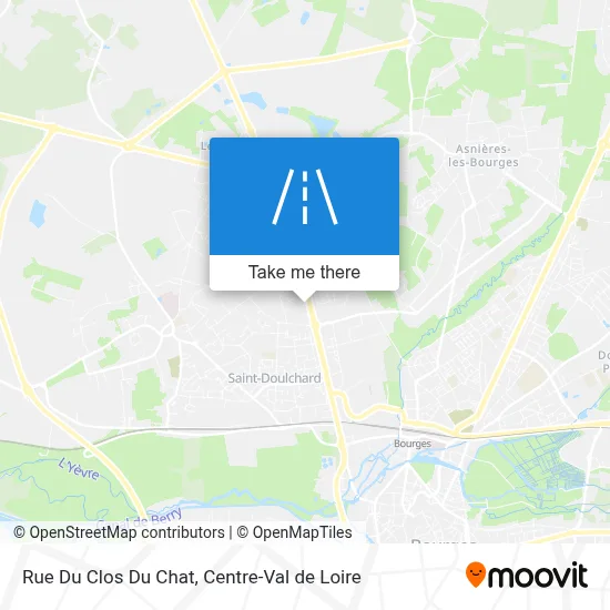 Rue Du Clos Du Chat map