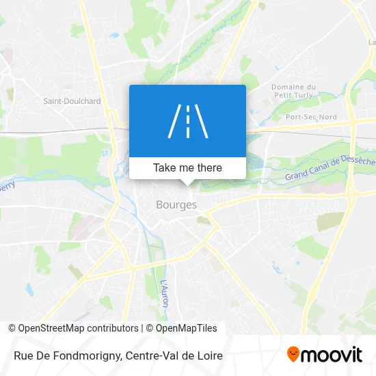 Rue De Fondmorigny map