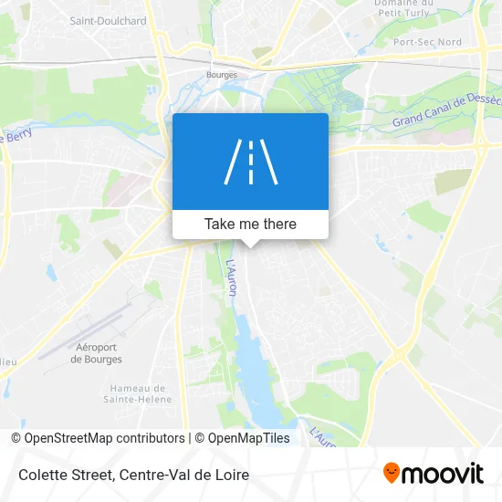Rue Colette map