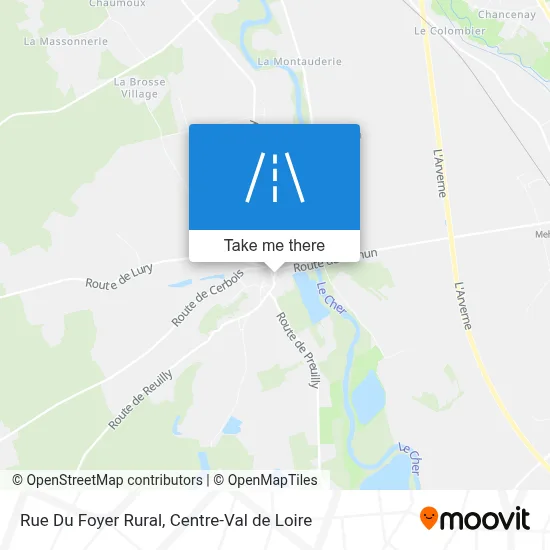 Rue Du Foyer Rural map