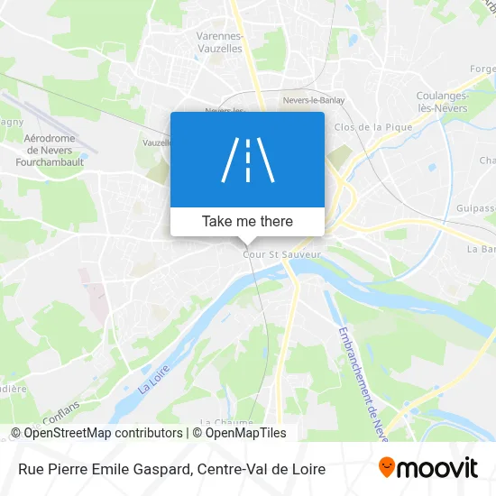 Rue Pierre Emile Gaspard map