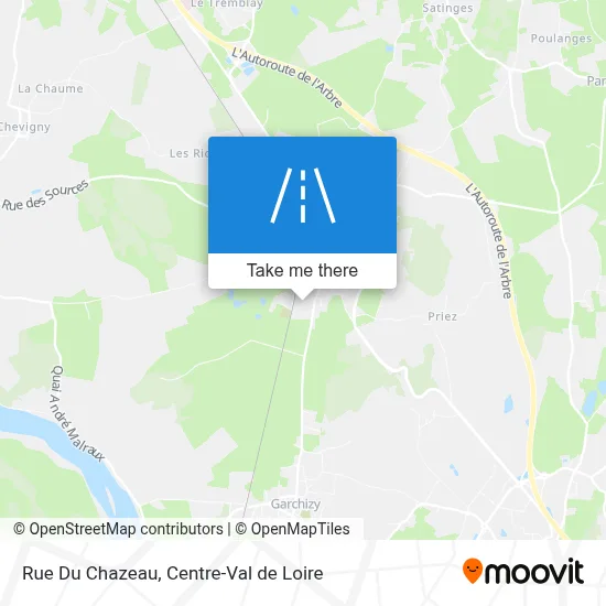Rue Du Chazeau map