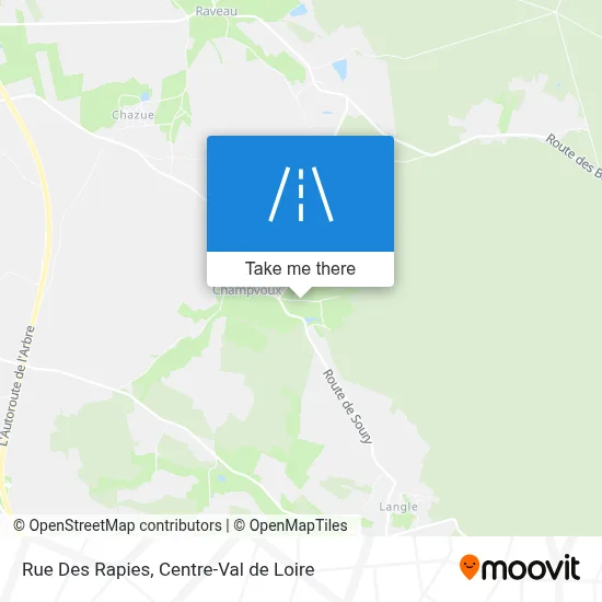 Rue Des Rapies map