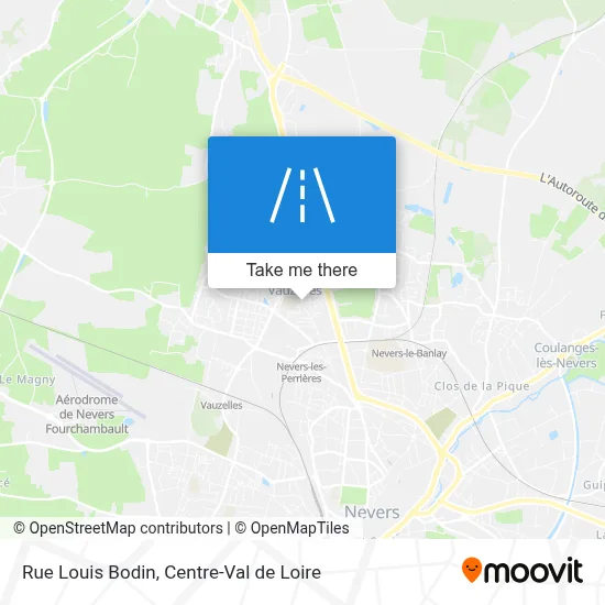 Rue Louis Bodin map