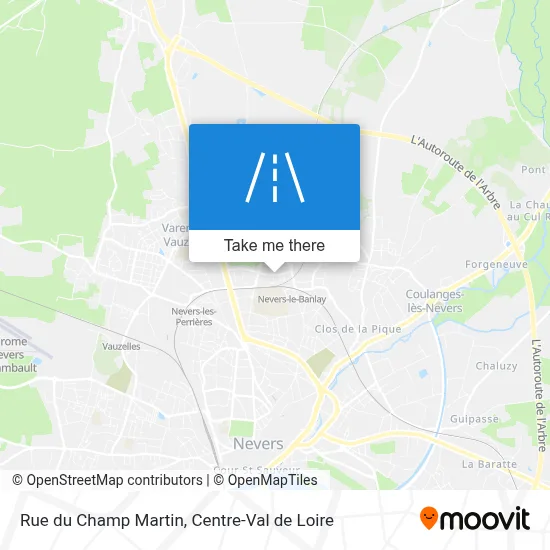 Rue Du Champ Martin map