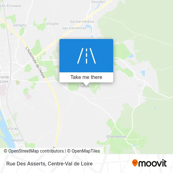 Rue Des Asserts map