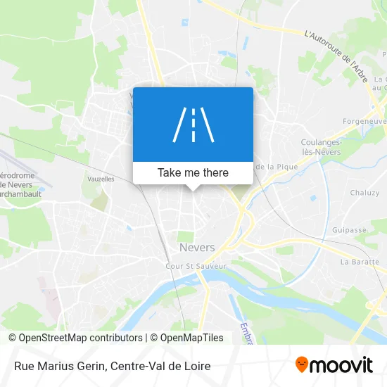 Rue Marius Gerin map