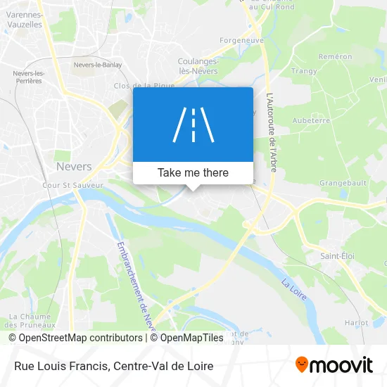 Rue Louis Francis map