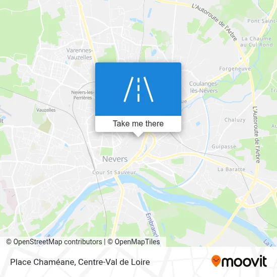 Place Chaméane map