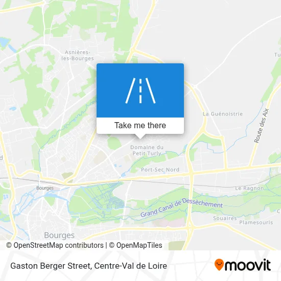 Rue Gaston Berger map