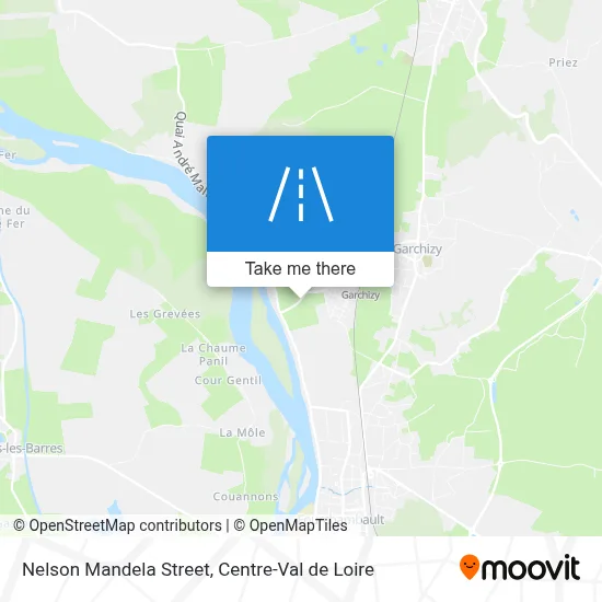 Rue Nelson Mandela map