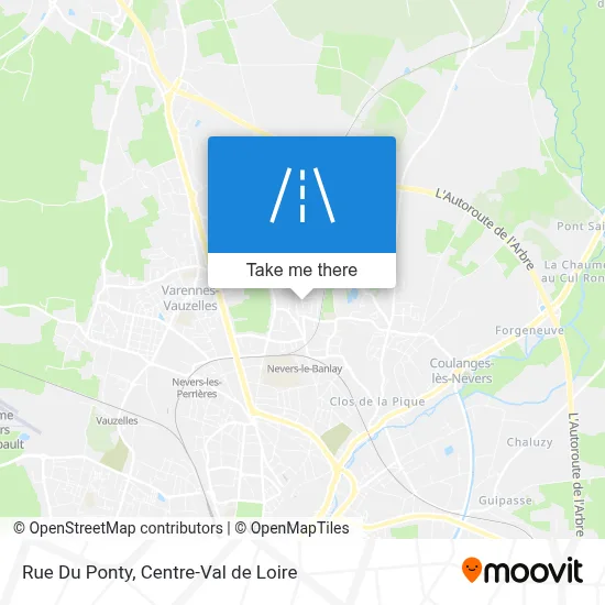 Rue Du Ponty map