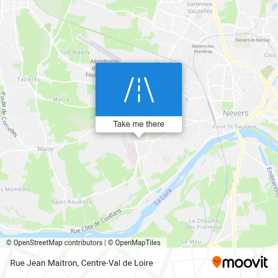Rue Jean Maitron map