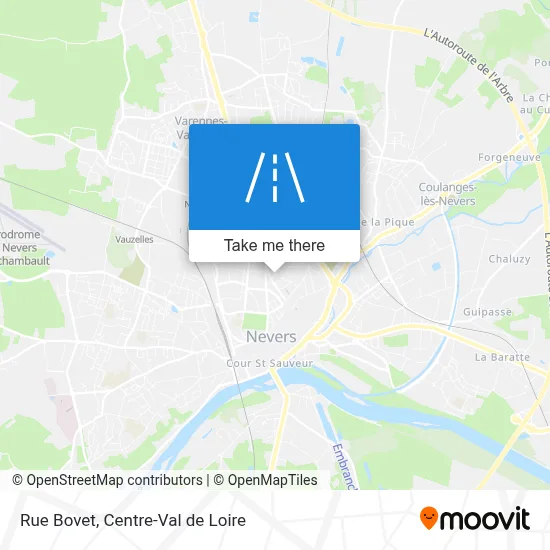 Rue Bovet map