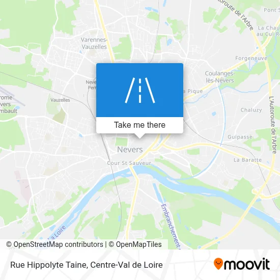 Rue Hippolyte Taine map