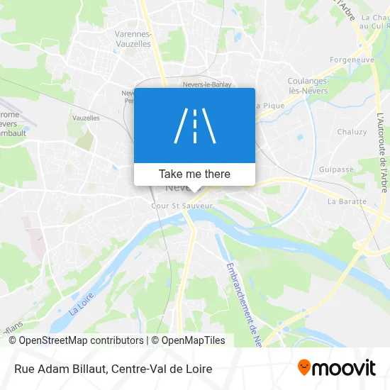 Rue Adam Billaut map