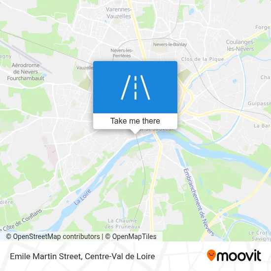 Rue Emile Martin map