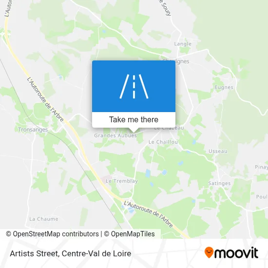 Rue Des Artistes map