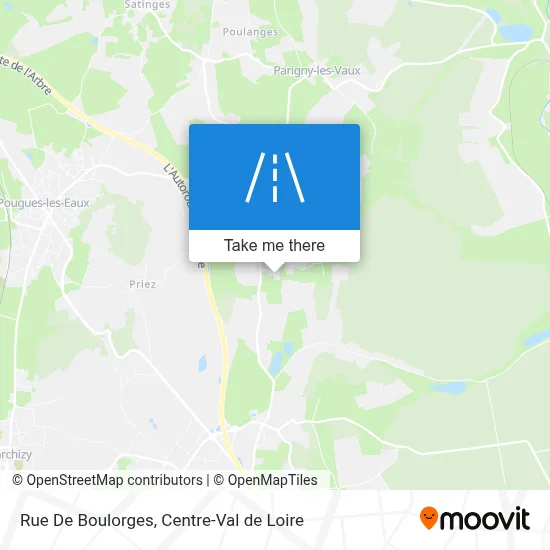 Rue De Boulorges map