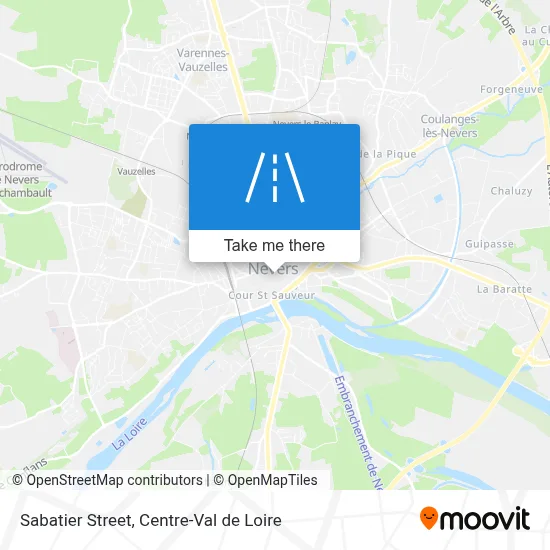 Rue Sabatier map
