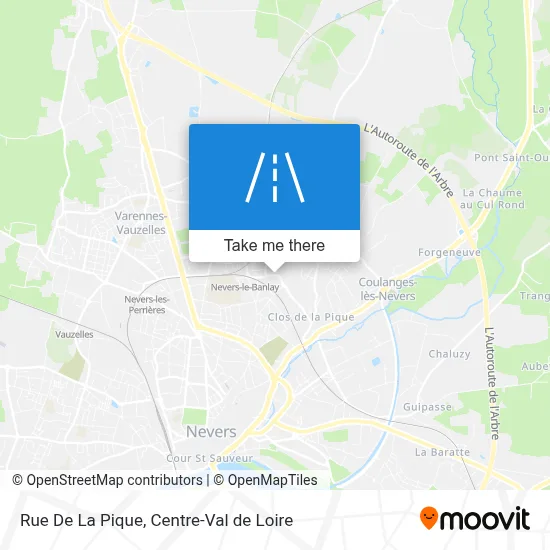 Rue De La Pique map